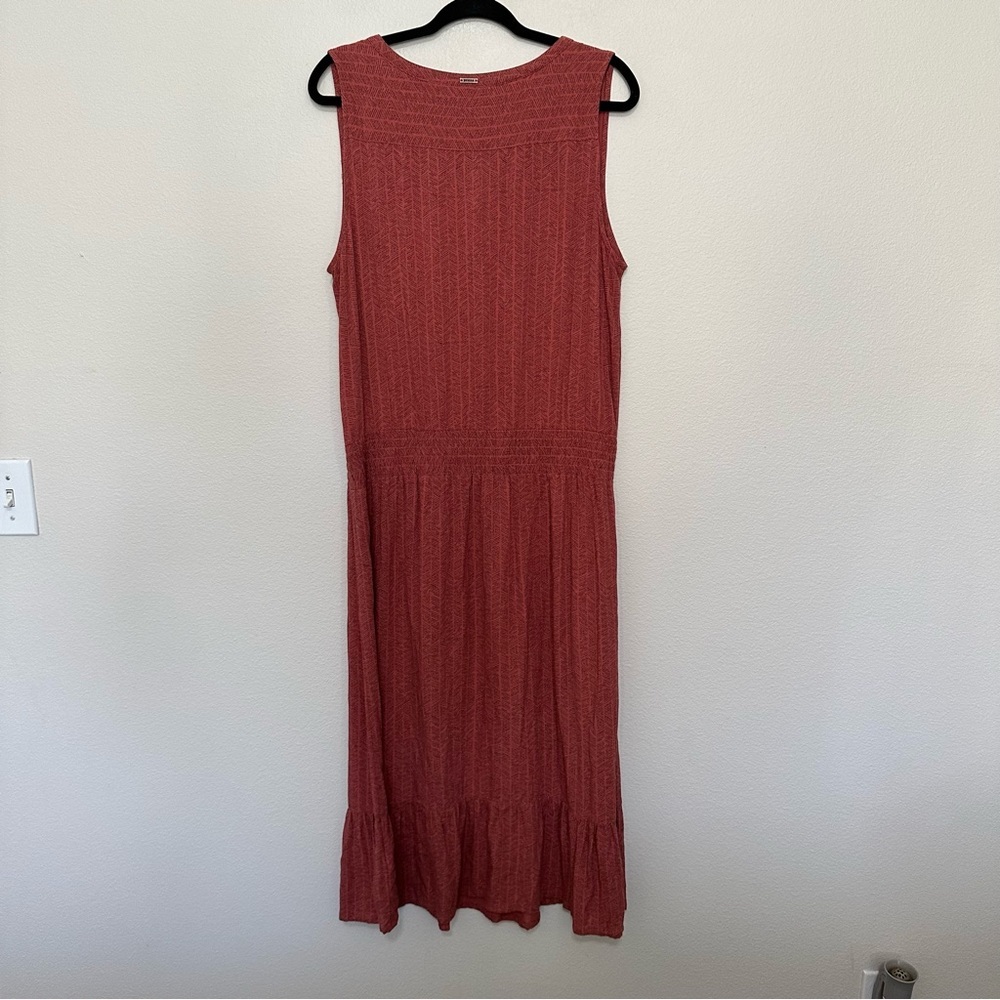 Prana Rust Red Sleeveless Maxi Dress - Picture 5 of 7